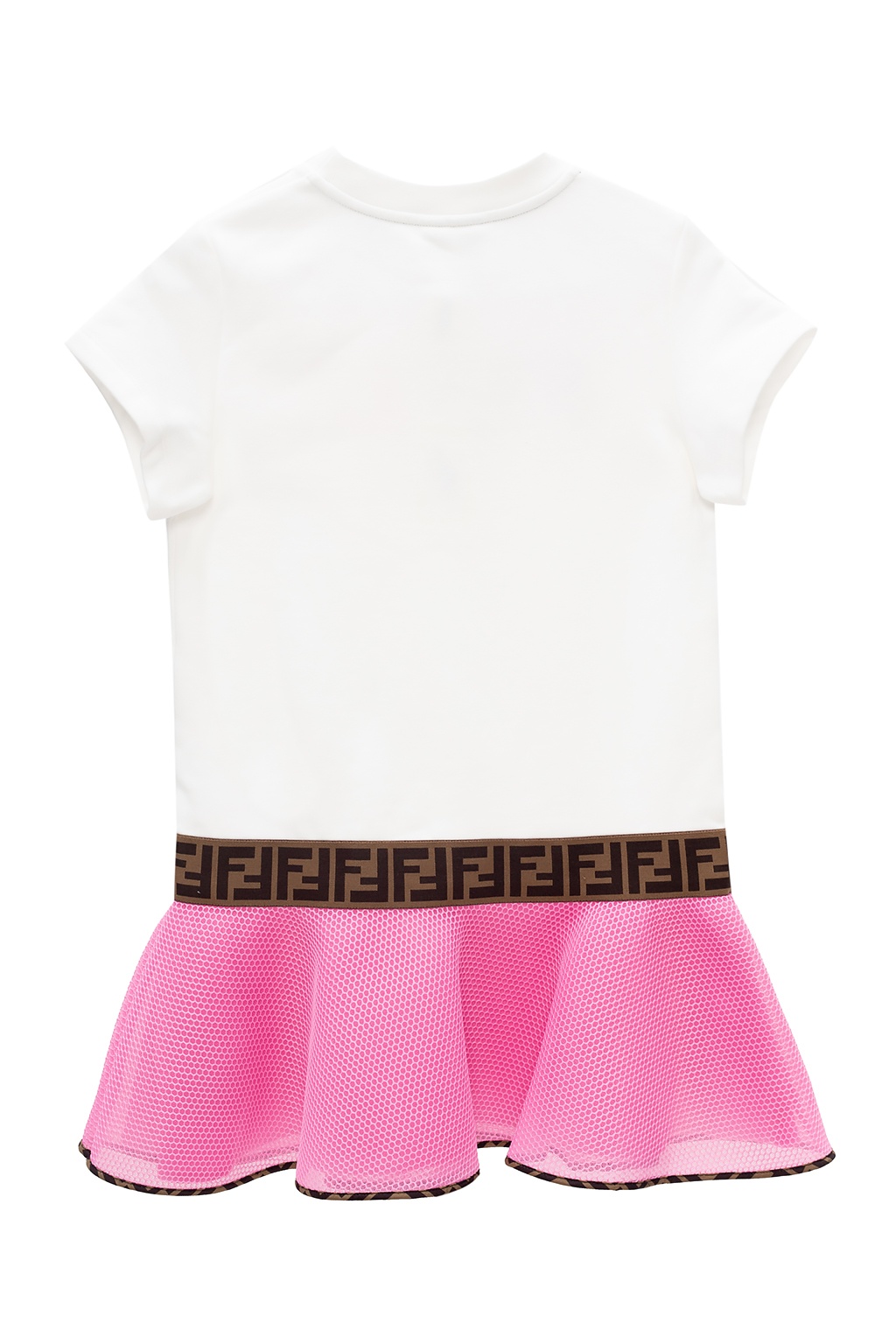 Fendi Kids Flared dress with logo